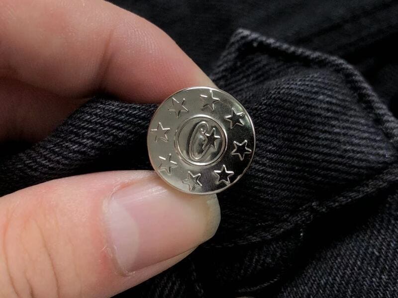 Shorts Corteiz Alcatraz Denim Washed Black