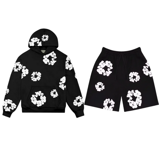 Conjunto Moletom Denim Tears - Preto