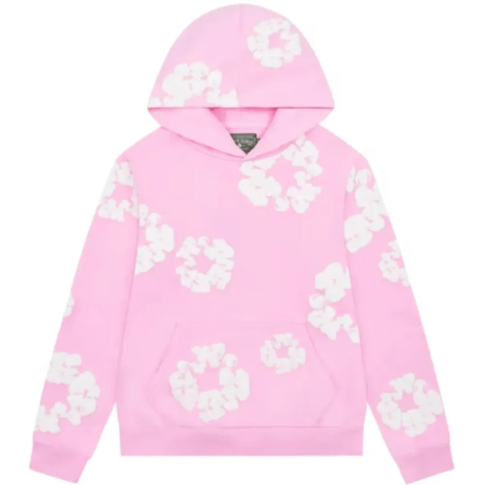 Conjunto Moletom Denim Tears - Rosa