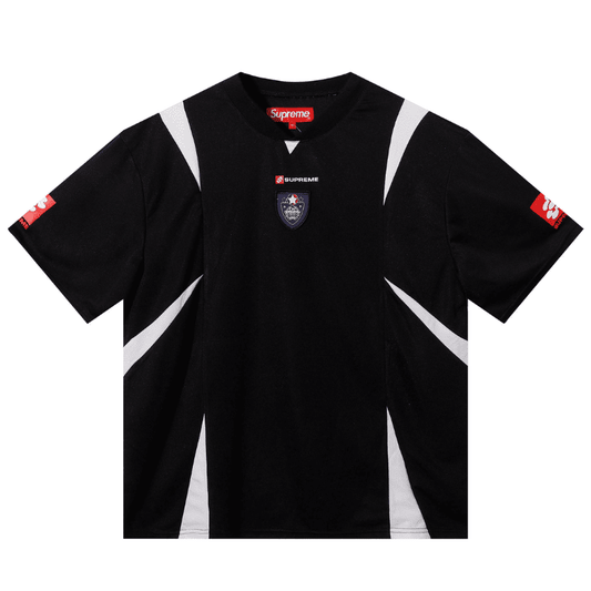 Camiseta Supreme Crest Soccer Jersey Black