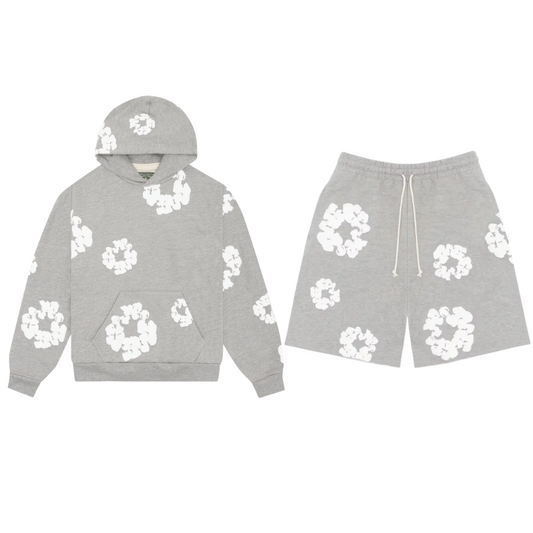 Conjunto Moletom Denim Tears - Cinza